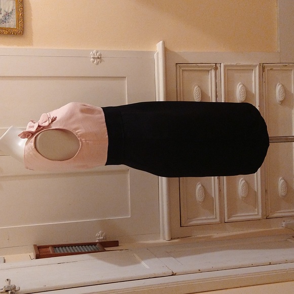 NWT Studio I pink and black dress Sz 8 - Picture 3 of 9